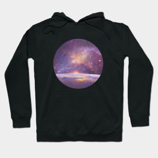 Space Galaxy Universe Print Hoodie